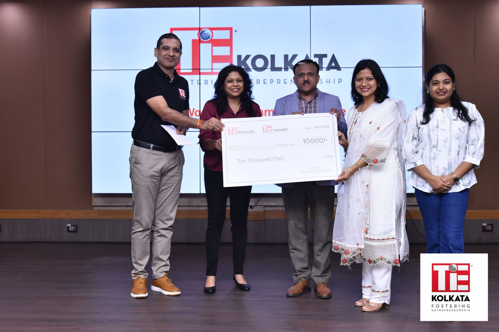 Knowledgepie Wins 2nd Runner-Up at TiE Kolkata Women 2025 Finale ⭐